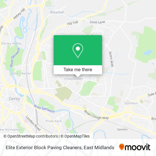 Elite Exterior Block Paving Cleaners map