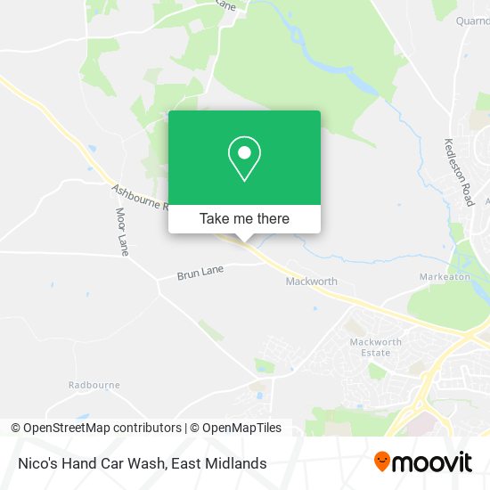 Nico's Hand Car Wash map