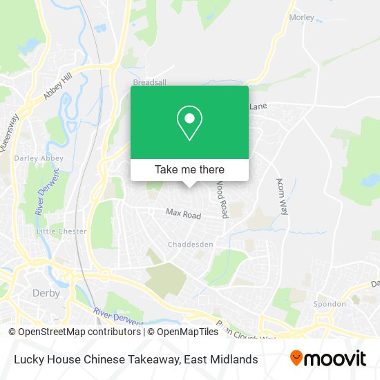 Lucky House Chinese Takeaway map