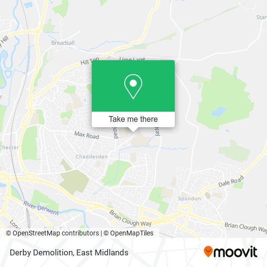 Derby Demolition map
