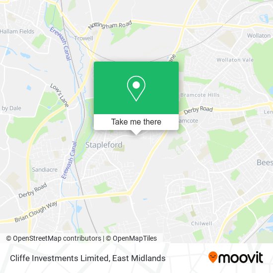 Cliffe Investments Limited map
