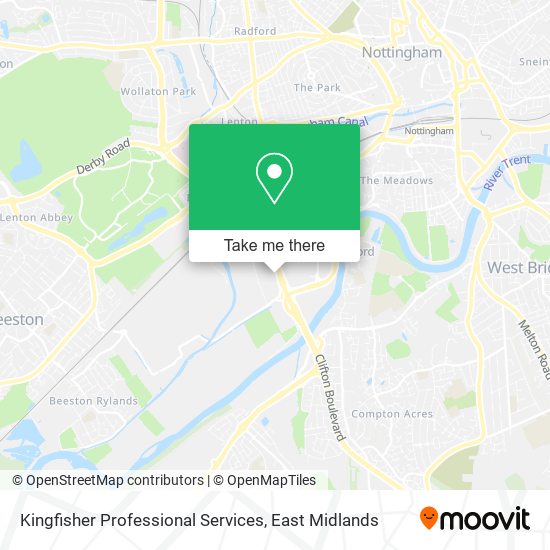 Kingfisher Professional Services map
