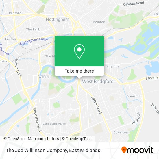 The Joe Wilkinson Company map