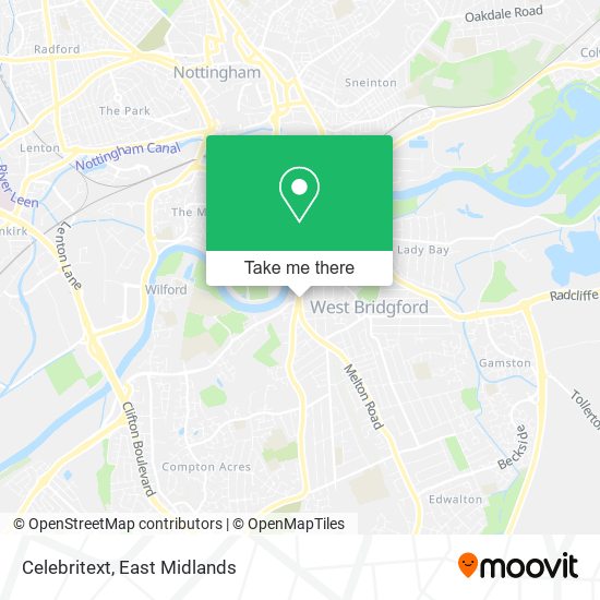 Celebritext map