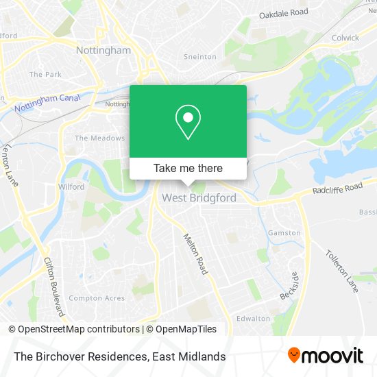 The Birchover Residences map