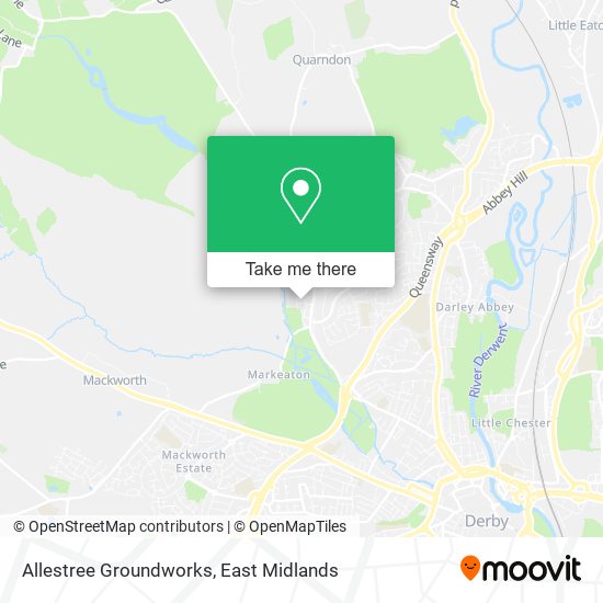 Allestree Groundworks map