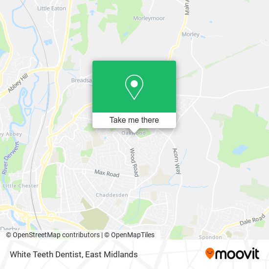 White Teeth Dentist map