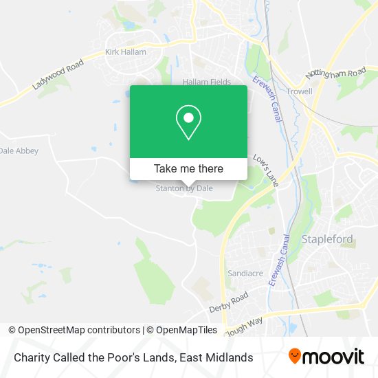 Charity Called the Poor's Lands map