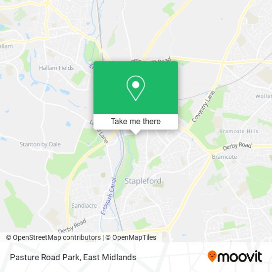 Pasture Road Park map