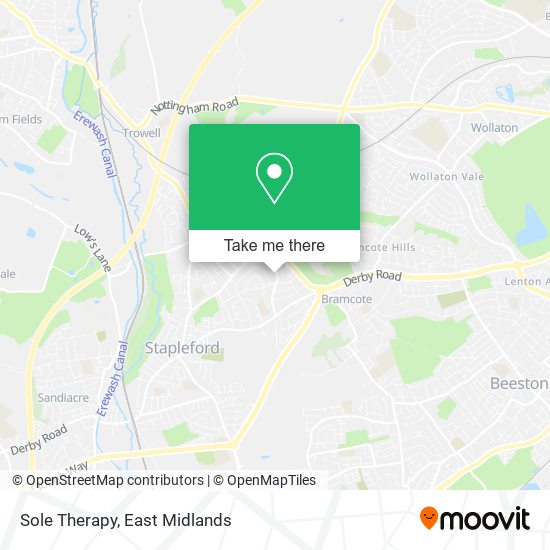 Sole Therapy map