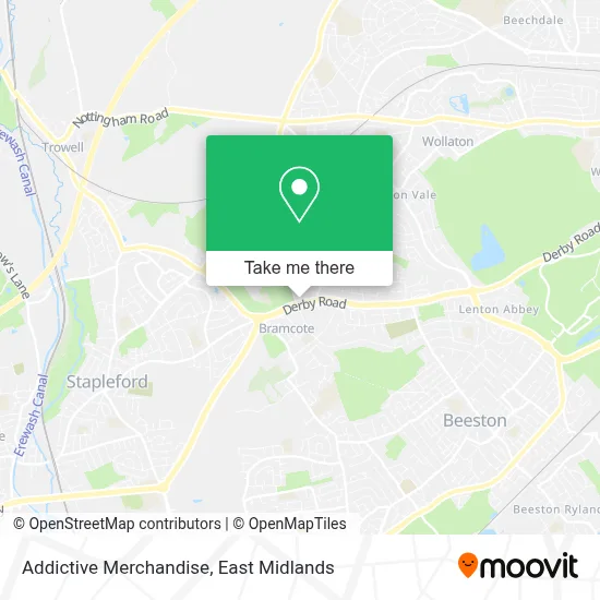 Addictive Merchandise map