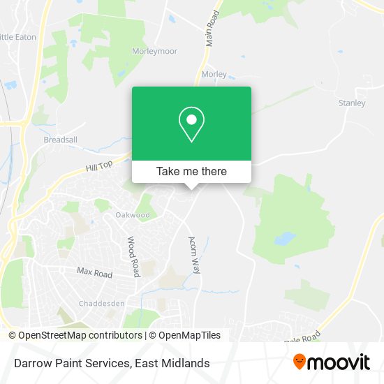 Darrow Paint Services map