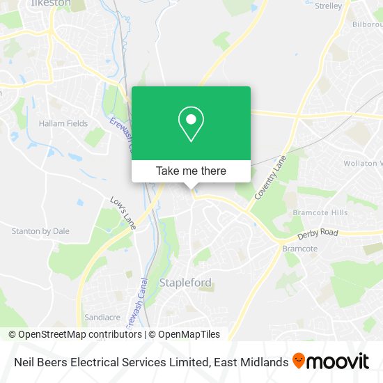 Neil Beers Electrical Services Limited map