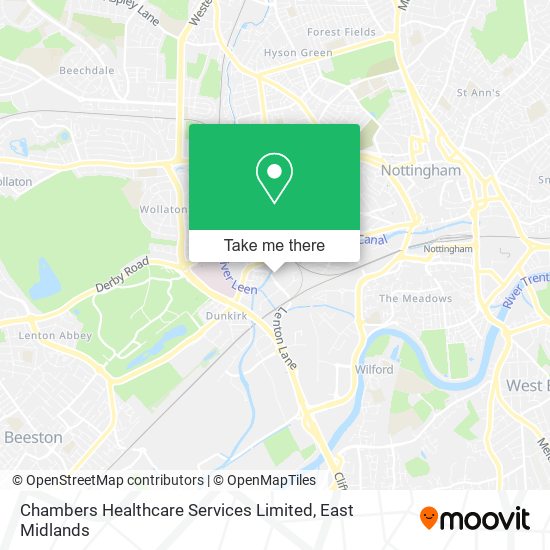Chambers Healthcare Services Limited map