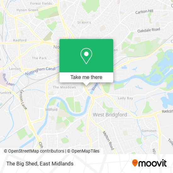 The Big Shed map