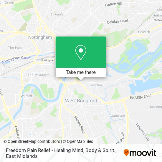 Freedom Pain Relief - Healing Mind, Body & Spirit. map