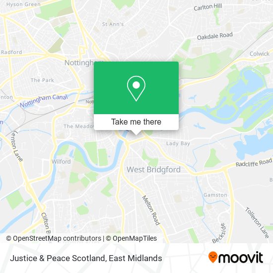 Justice & Peace Scotland map