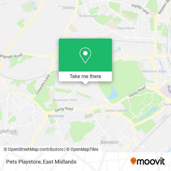 Pets Playstore map