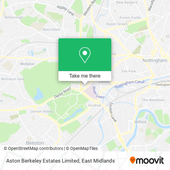 Aston Berkeley Estates Limited map