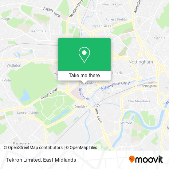 Tekron Limited map