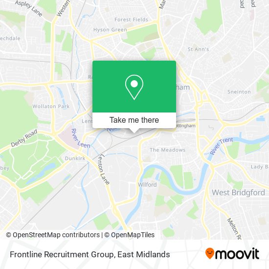 Frontline Recruitment Group map
