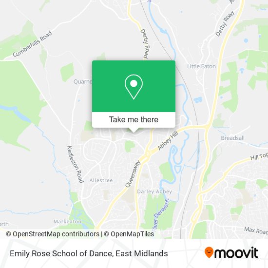 Emily Rose School of Dance map