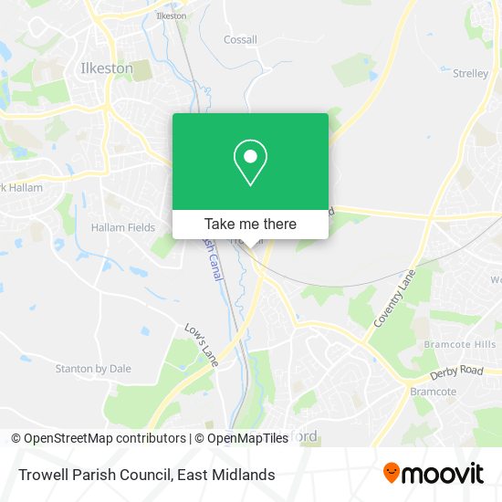 Trowell Parish Council map