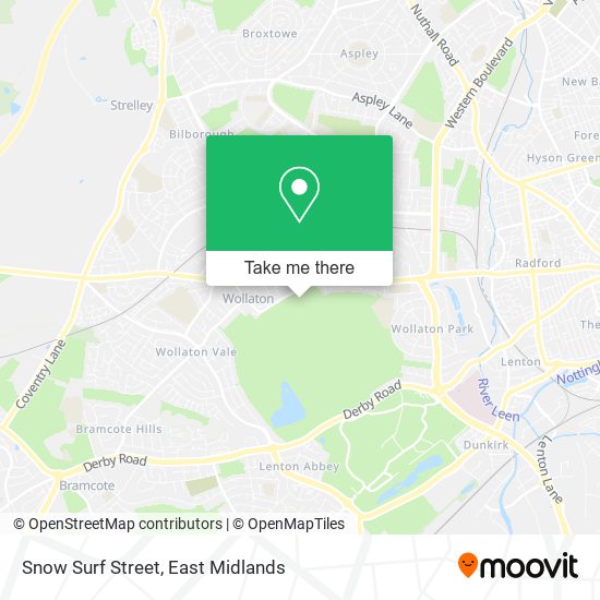 Snow Surf Street map