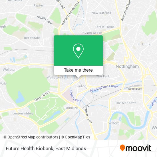 Future Health Biobank map
