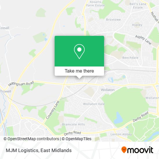 MJM Logistics map