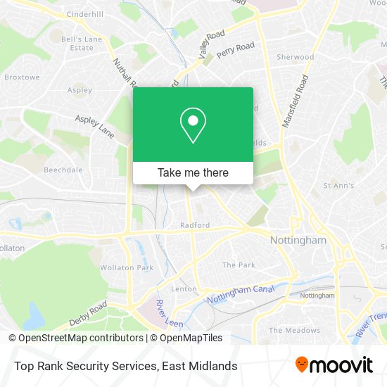 Top Rank Security Services map