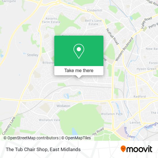 The Tub Chair Shop map