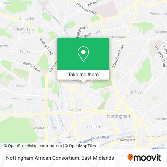 Nottingham African Consortium map