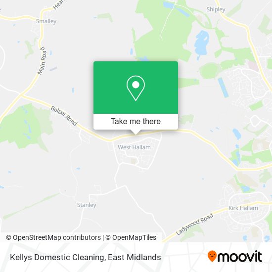Kellys Domestic Cleaning map