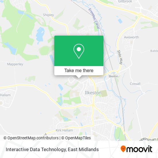 Interactive Data Technology map