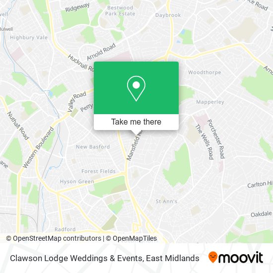 Clawson Lodge Weddings & Events map