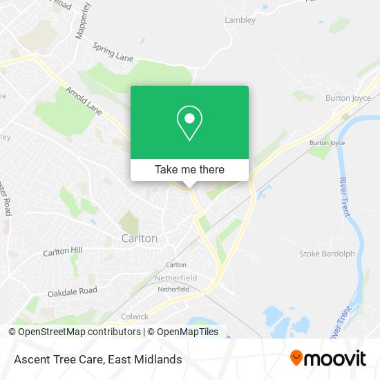 Ascent Tree Care map