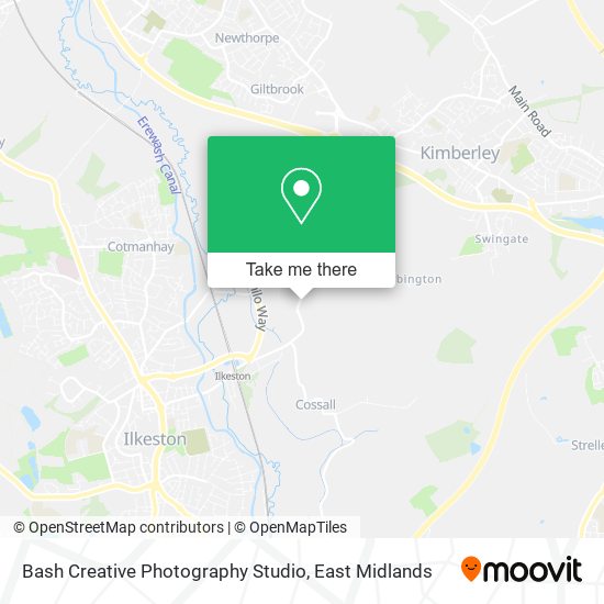 Bash Creative Photography Studio map
