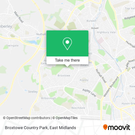 Broxtowe Country Park map