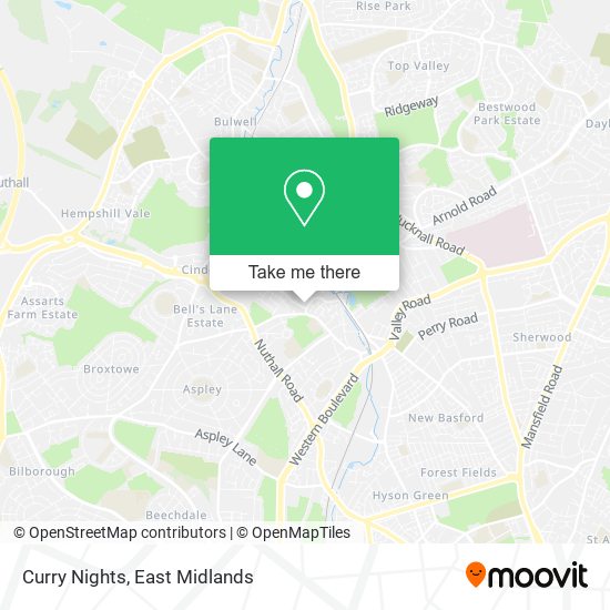 Curry Nights map