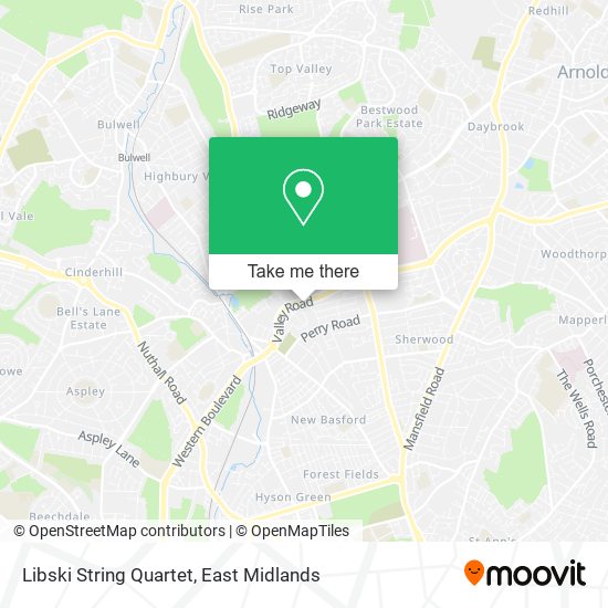 Libski String Quartet map