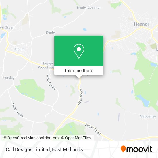 Call Designs Limited map