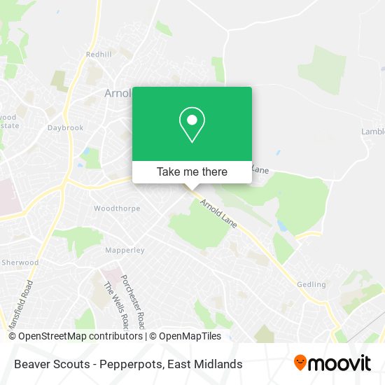 Beaver Scouts - Pepperpots map
