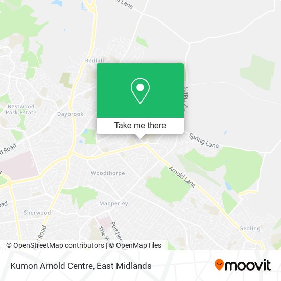 Kumon Arnold Centre map