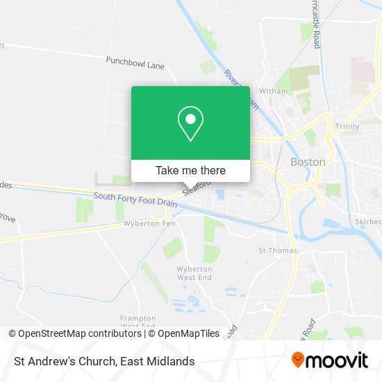St Andrew's Church map