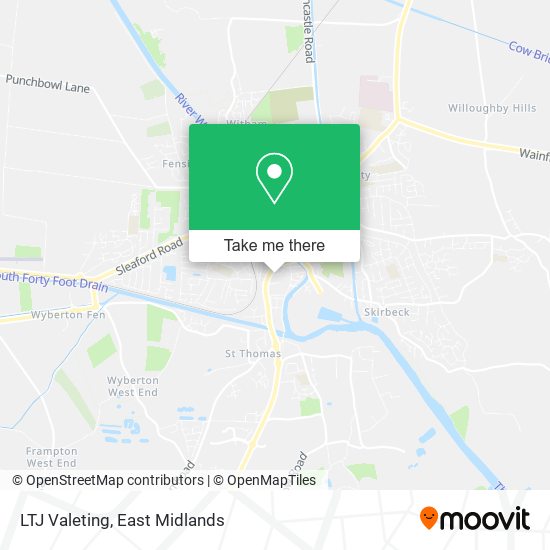LTJ Valeting map
