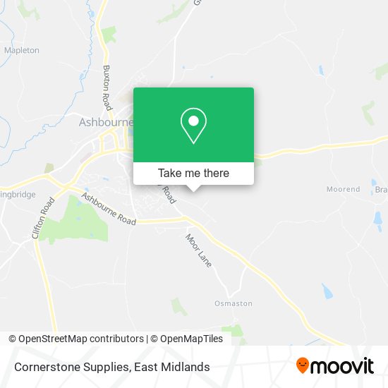 Cornerstone Supplies map