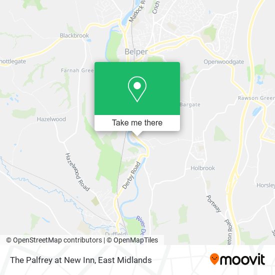 The Palfrey at New Inn map