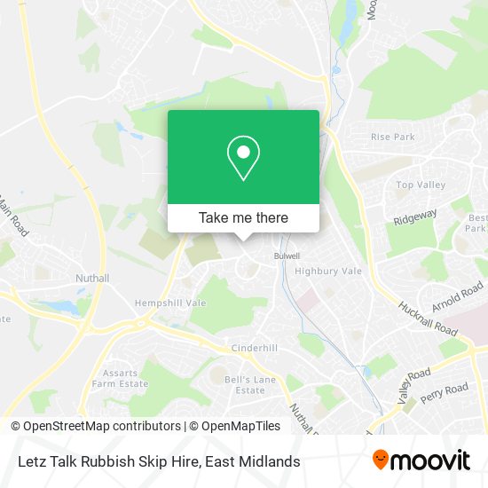 Letz Talk Rubbish Skip Hire map