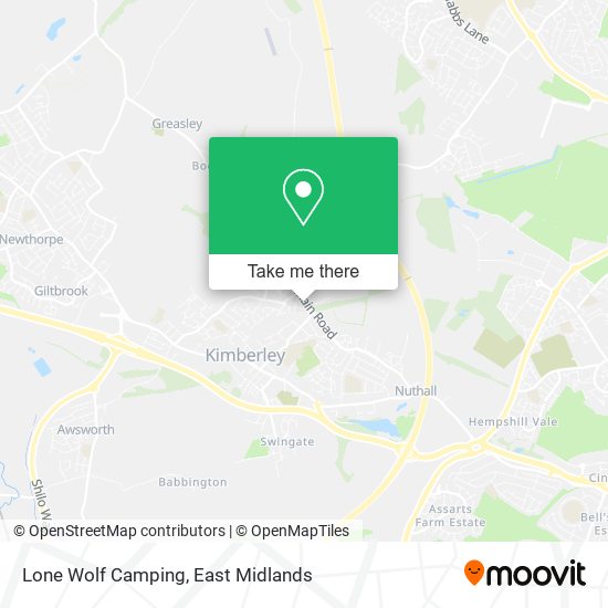 Lone Wolf Camping map